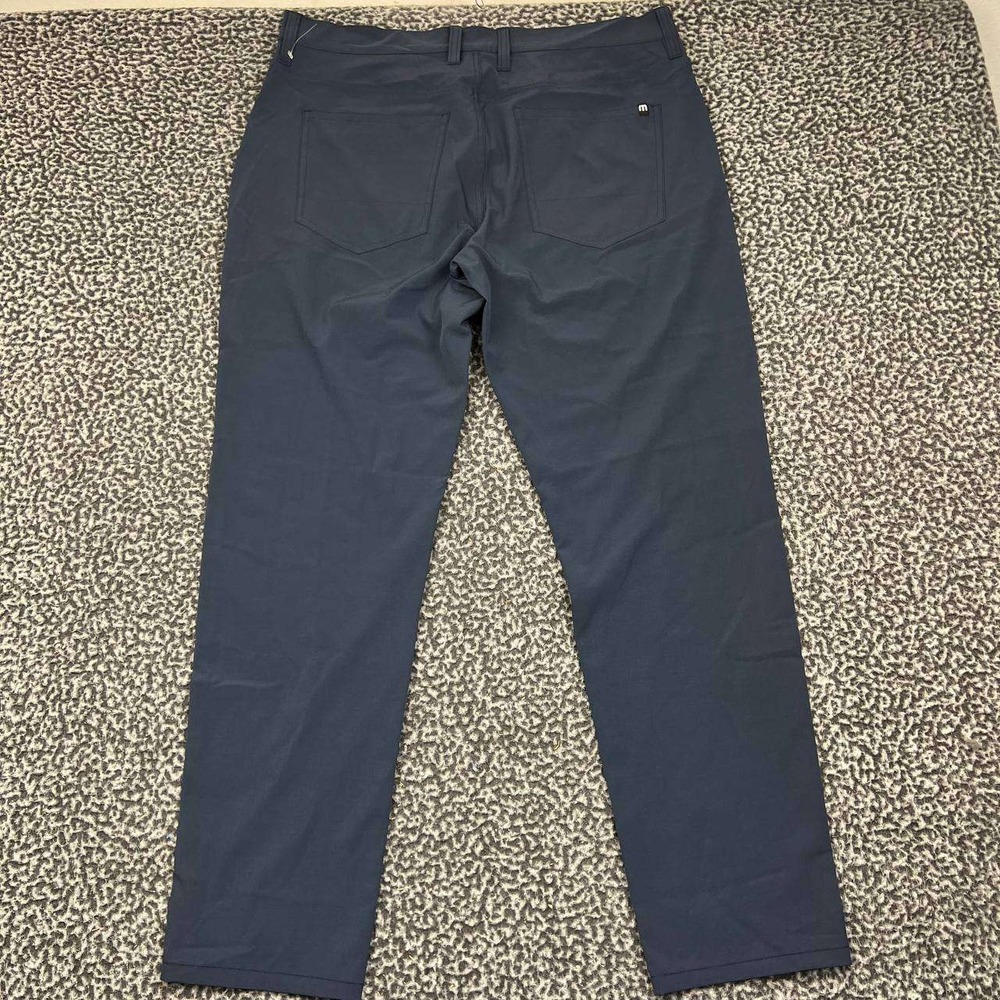 Travis Mathew Golf Pants Men Navy Blue 34x30 Stretch Trousers Pockets Outdoor - Picture 2 of 8